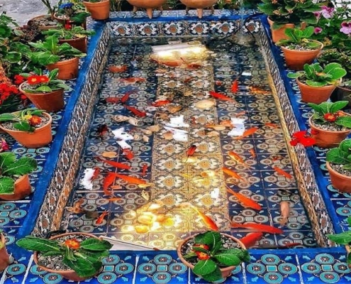 چگونه یک حوض سنتی چشمنواز طراحی کنیم؟